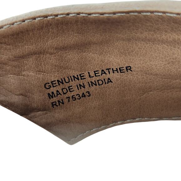 Joie Tan Criss Cross Woven Leather Peep Toe Block Heels Slip On Sandals Size 8 - Picture 6 of 10